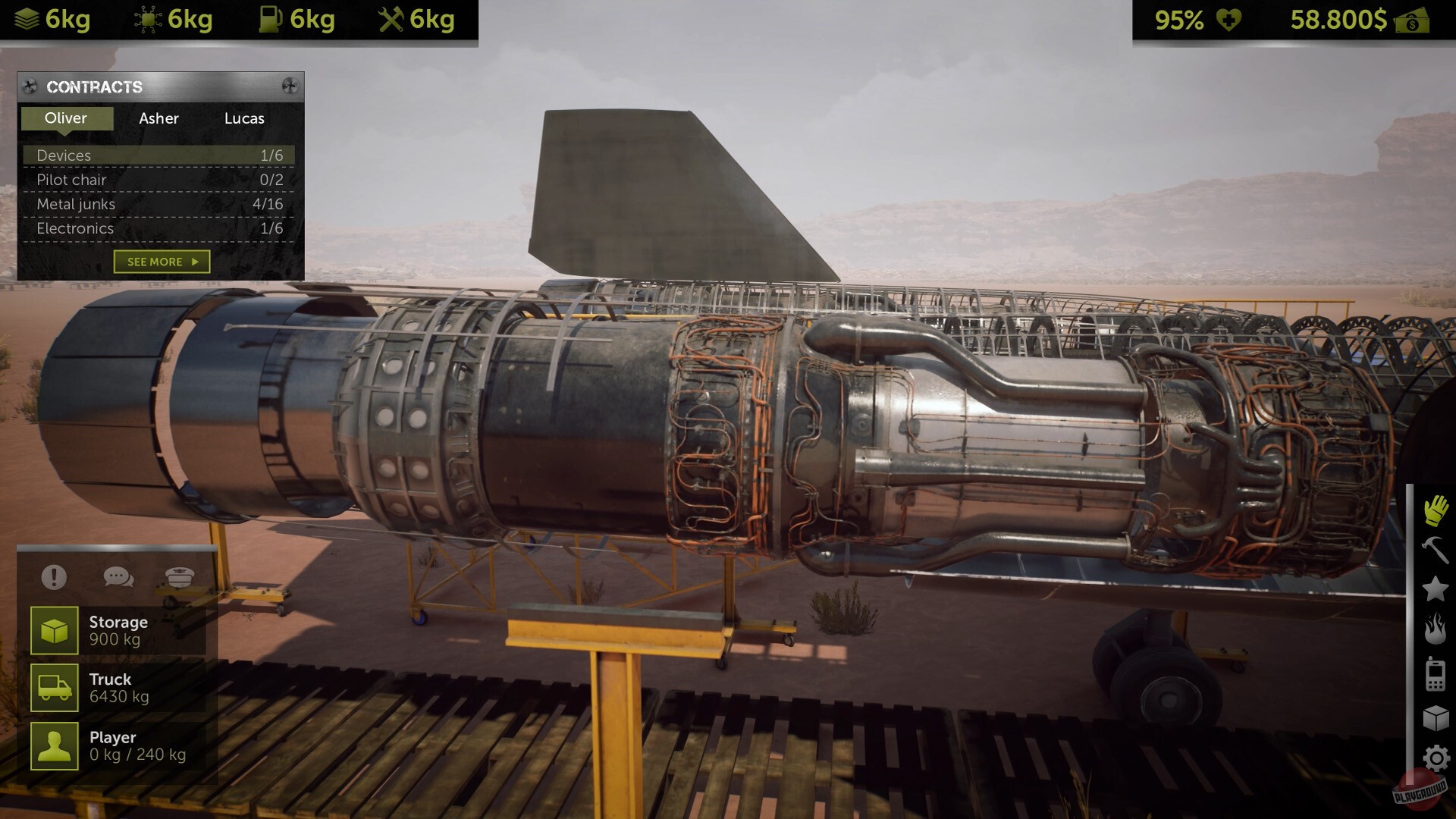 Скриншот из игры Plane Graveyard Simulator - 10