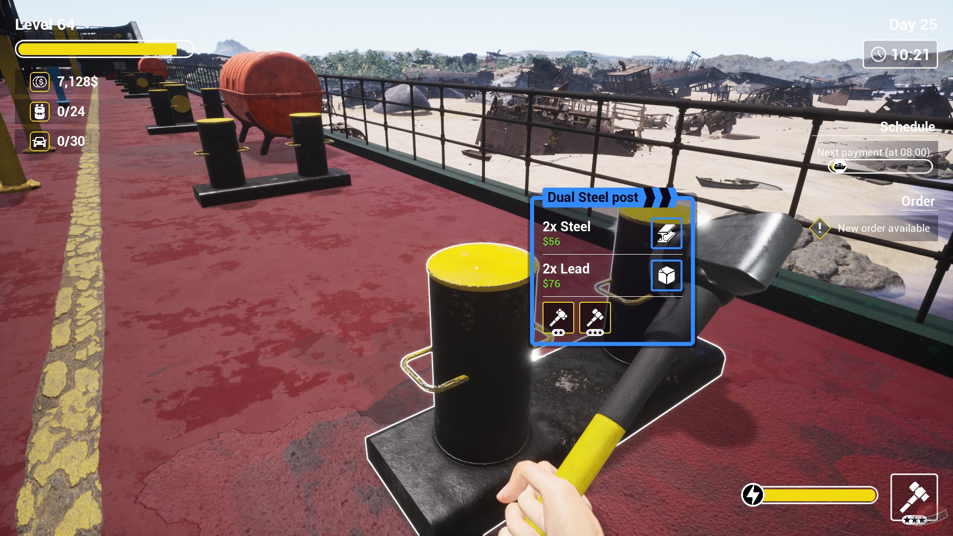 Скриншот из игры Ship Graveyard Simulator - 1