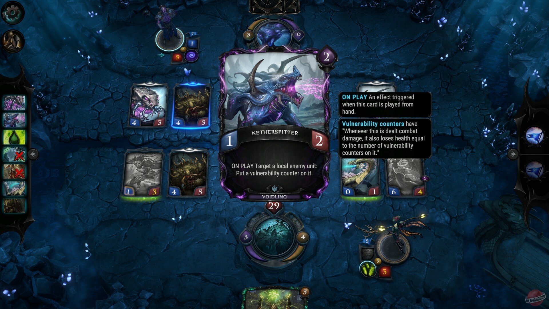 Скриншот из игры PHAGEBORN Online Card Game - 21