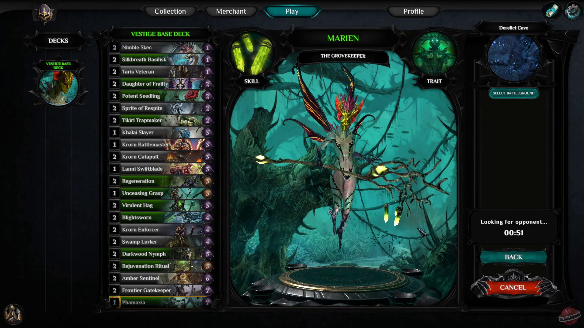 Скриншот из игры PHAGEBORN Online Card Game - 5