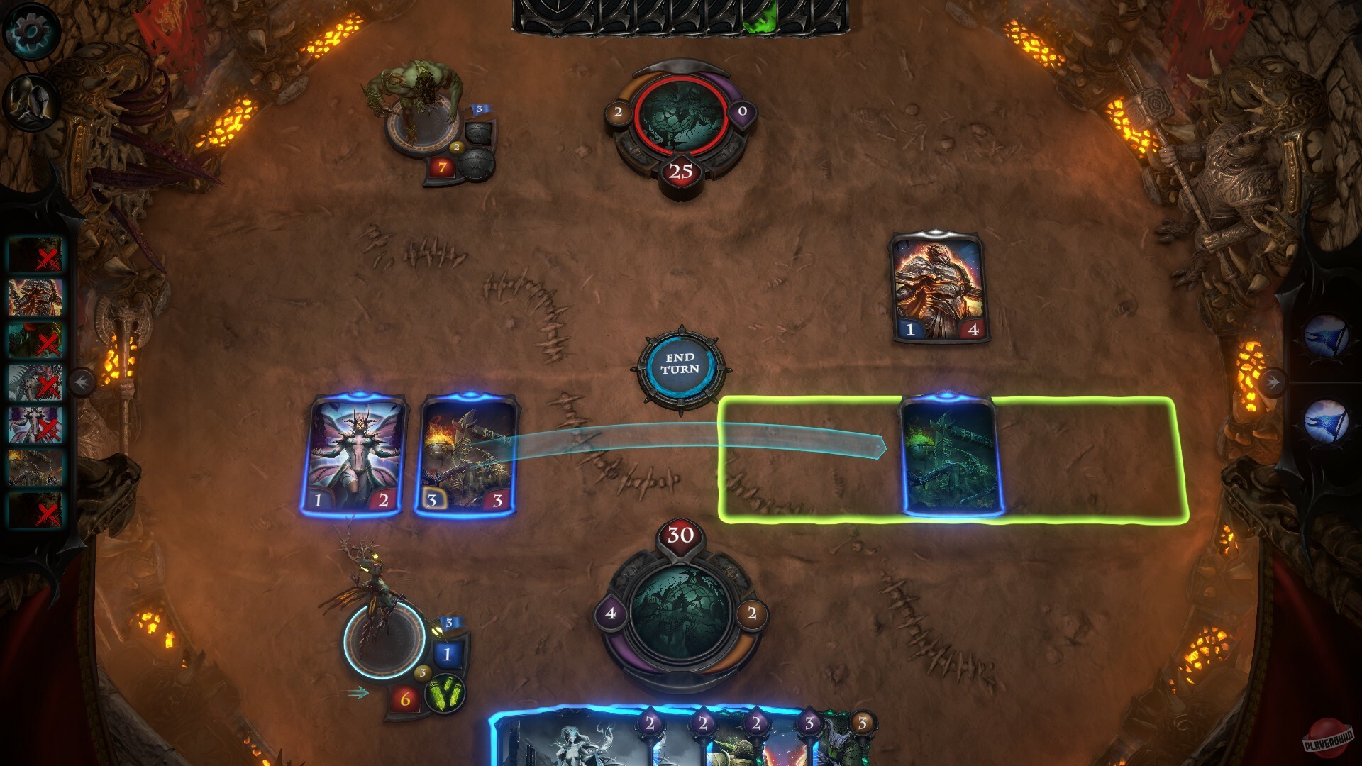 Скриншот из игры PHAGEBORN Online Card Game - 1