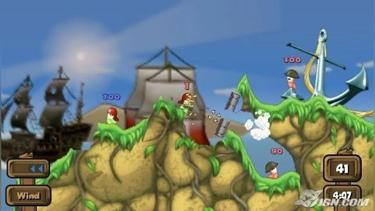 Скриншот из игры Worms: Open Warfare - 3