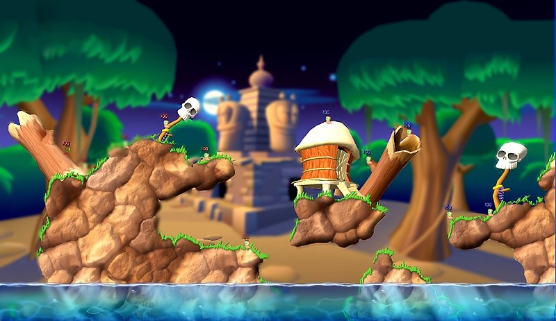 Скриншот из игры Worms: Open Warfare - 20