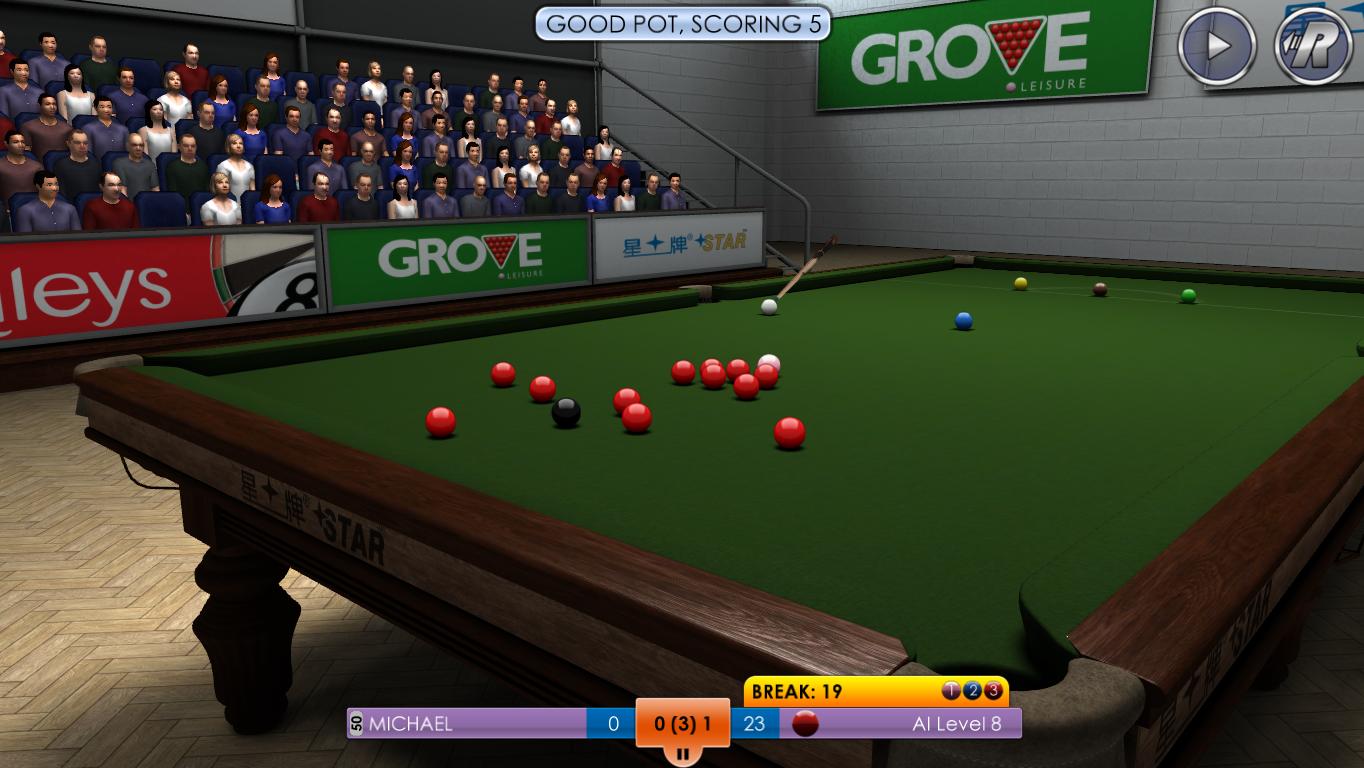 Скриншот из игры International Snooker - 9