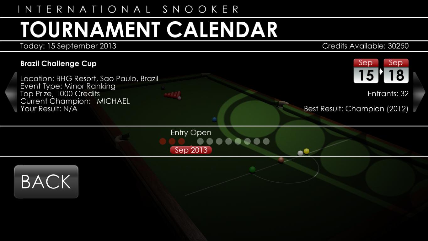 Скриншот из игры International Snooker - 24