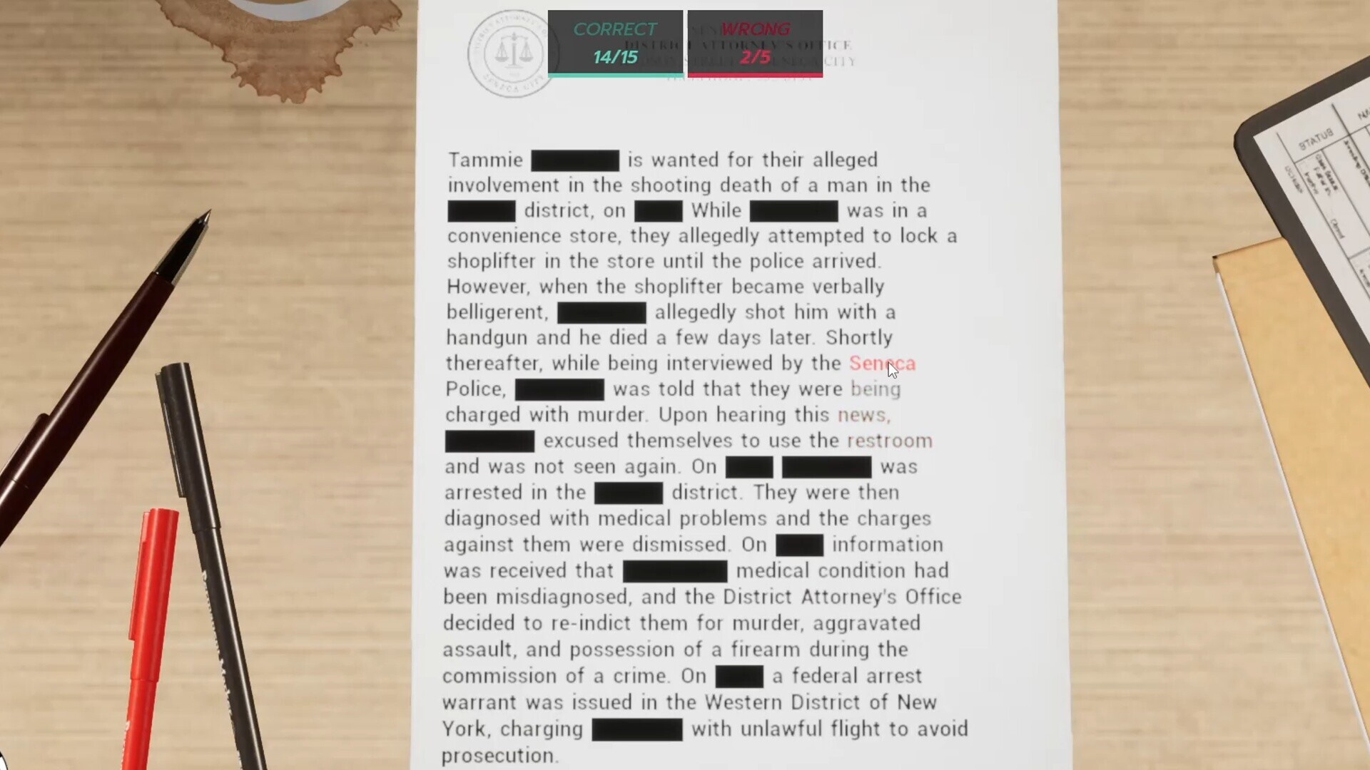 Скриншот из игры Rough Justice: '84 - 67