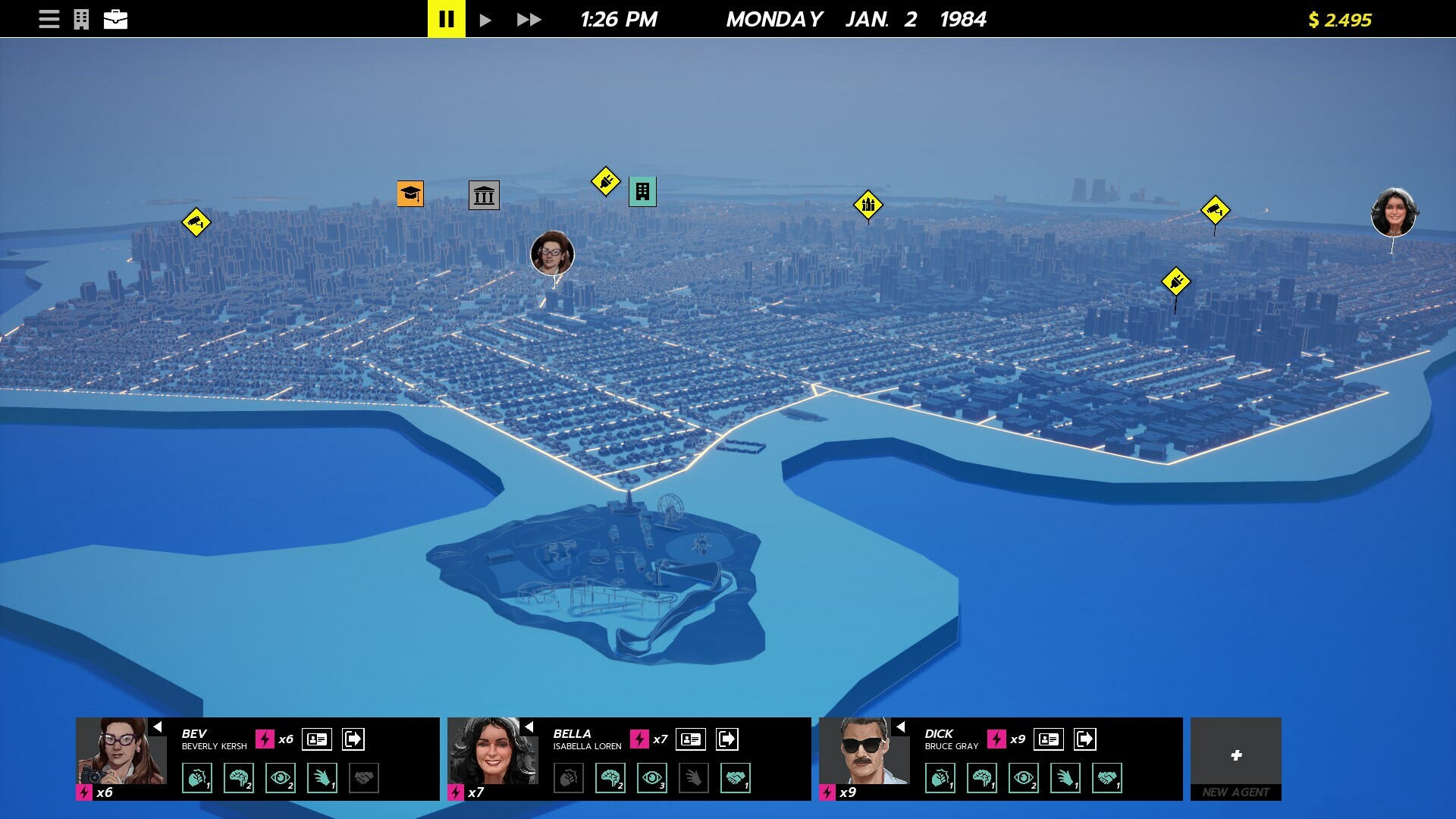 Скриншот из игры Rough Justice: '84 - 49