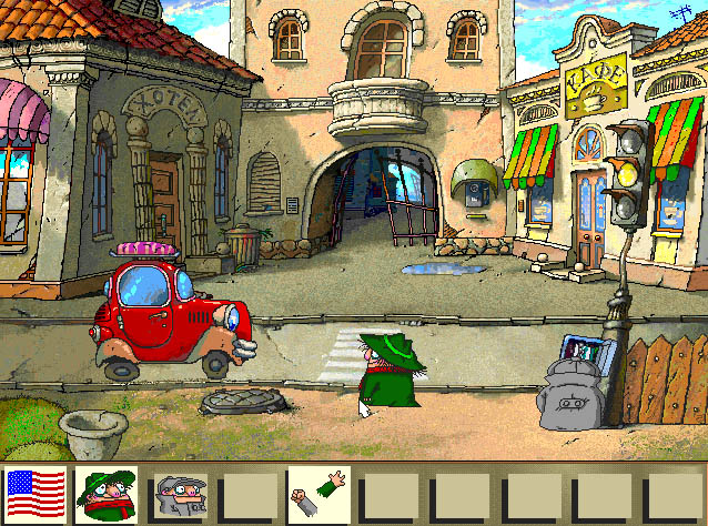 Скриншот из игры Братья Пилоты. По следам Полосатого Слона - 6