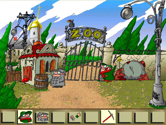 Скриншот из игры Братья Пилоты. По следам Полосатого Слона - 7