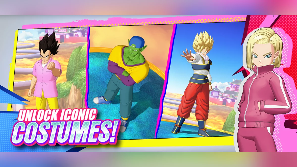 Скриншот из игры DRAGON BALL GEKISHIN SQUADRA - 3