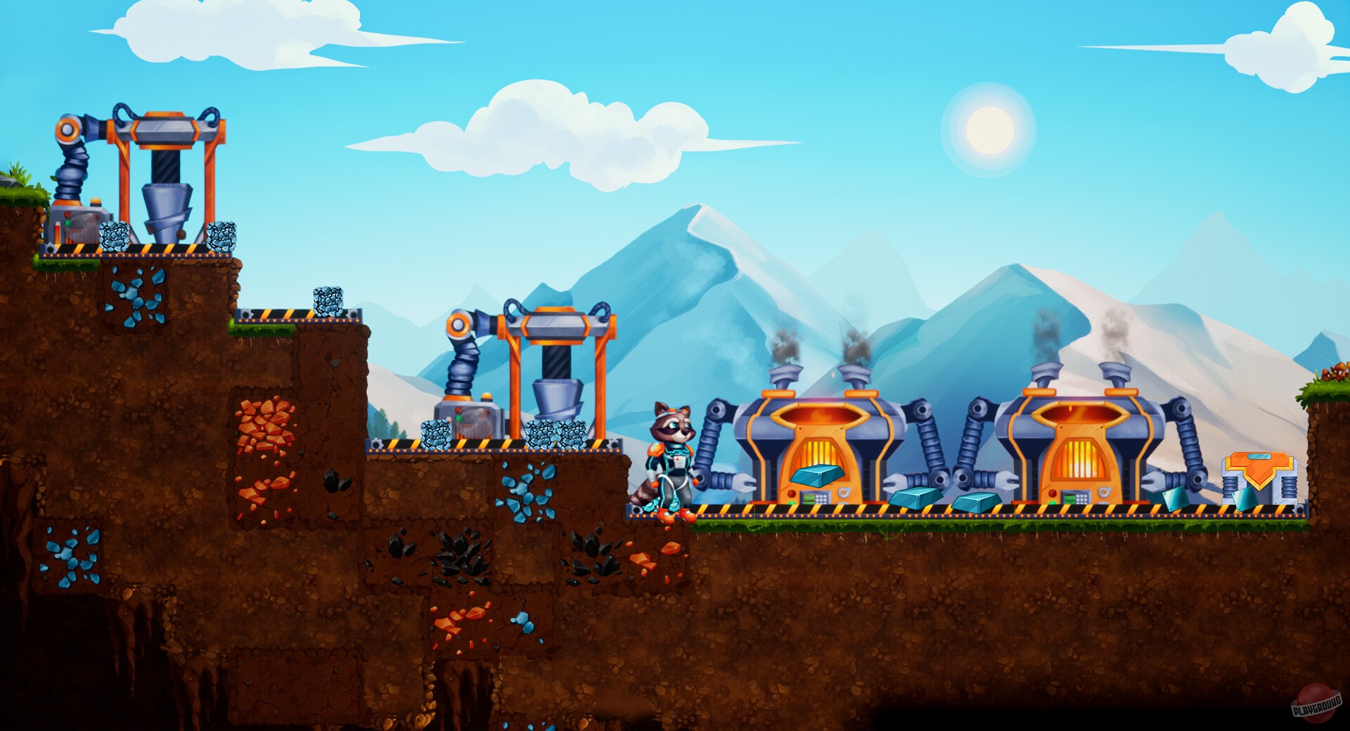 Скриншот из игры Raccoon Crafts Factory - 6