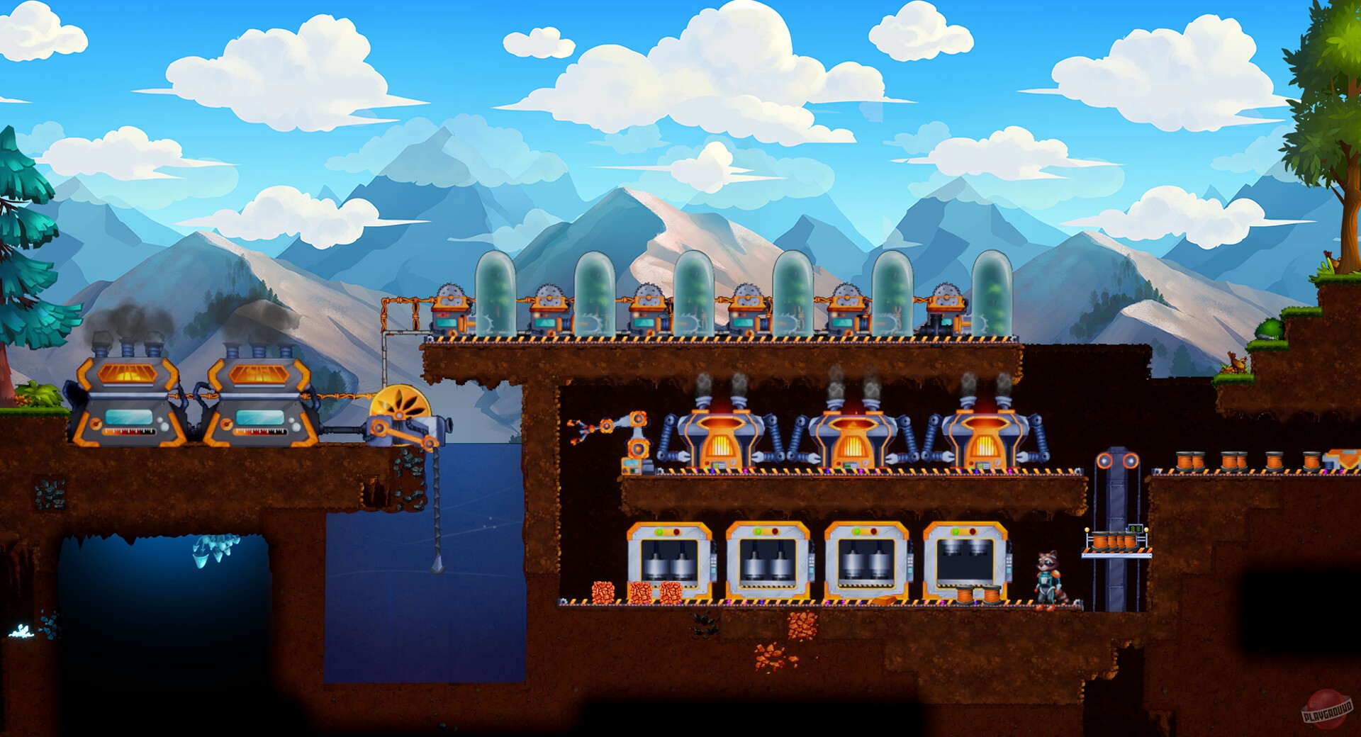 Скриншот из игры Raccoon Crafts Factory - 3