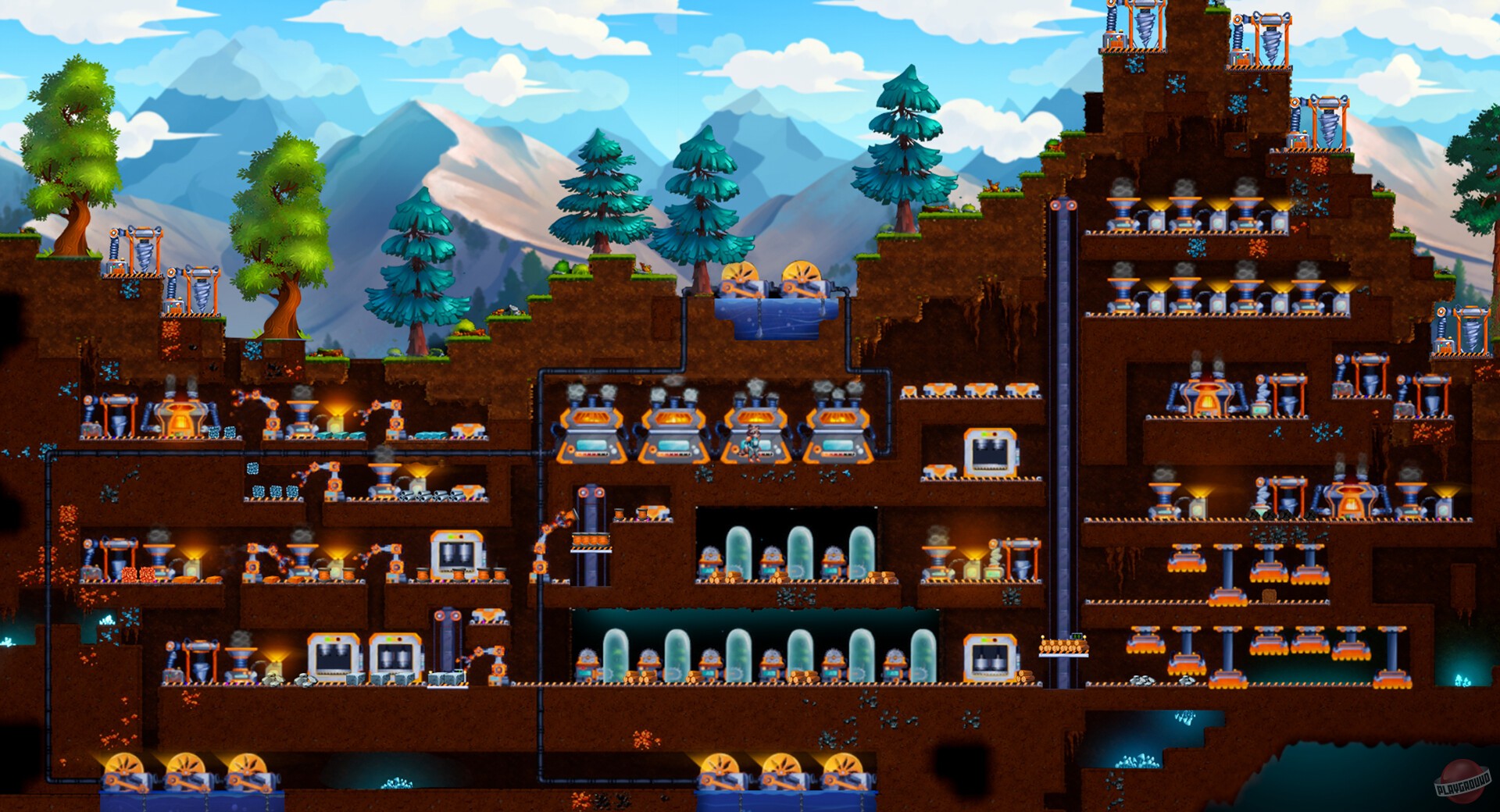 Скриншот из игры Raccoon Crafts Factory - 2