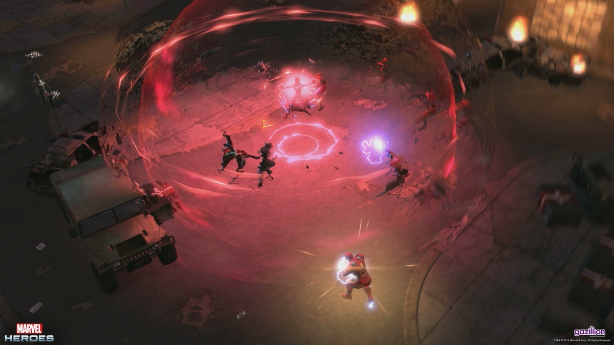 Скриншот из игры Marvel Heroes - 140