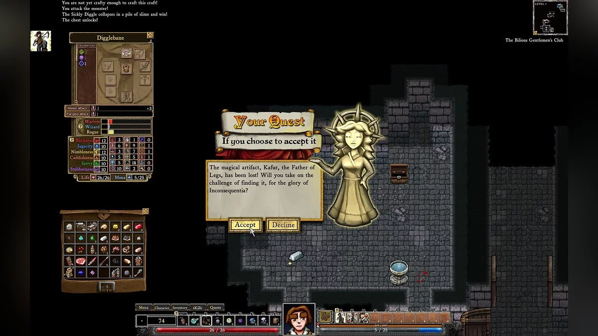 Скриншот из игры Dungeons of Dredmor - 51