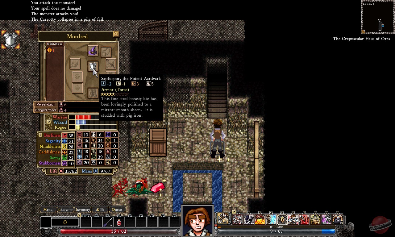 Скриншот из игры Dungeons of Dredmor - 38