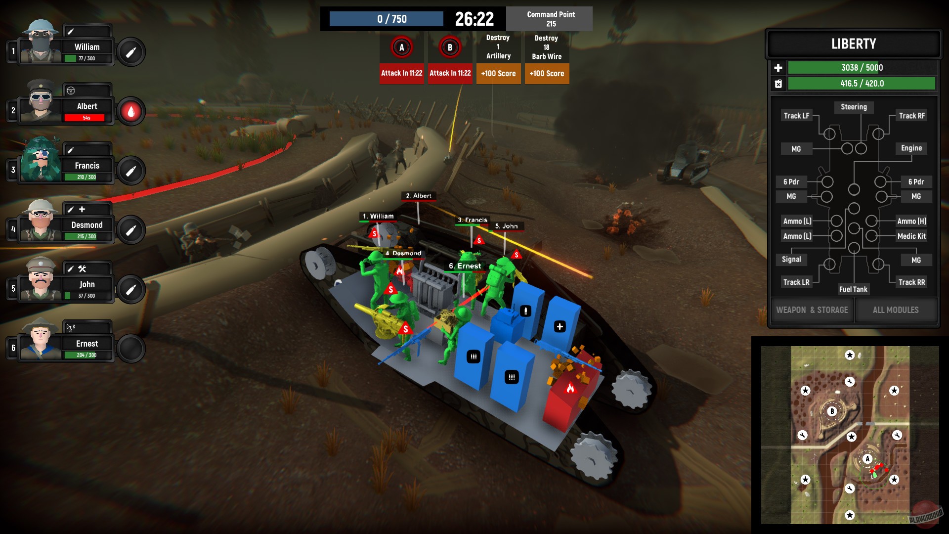 Скриншот из игры Armored Battle Crew - 20