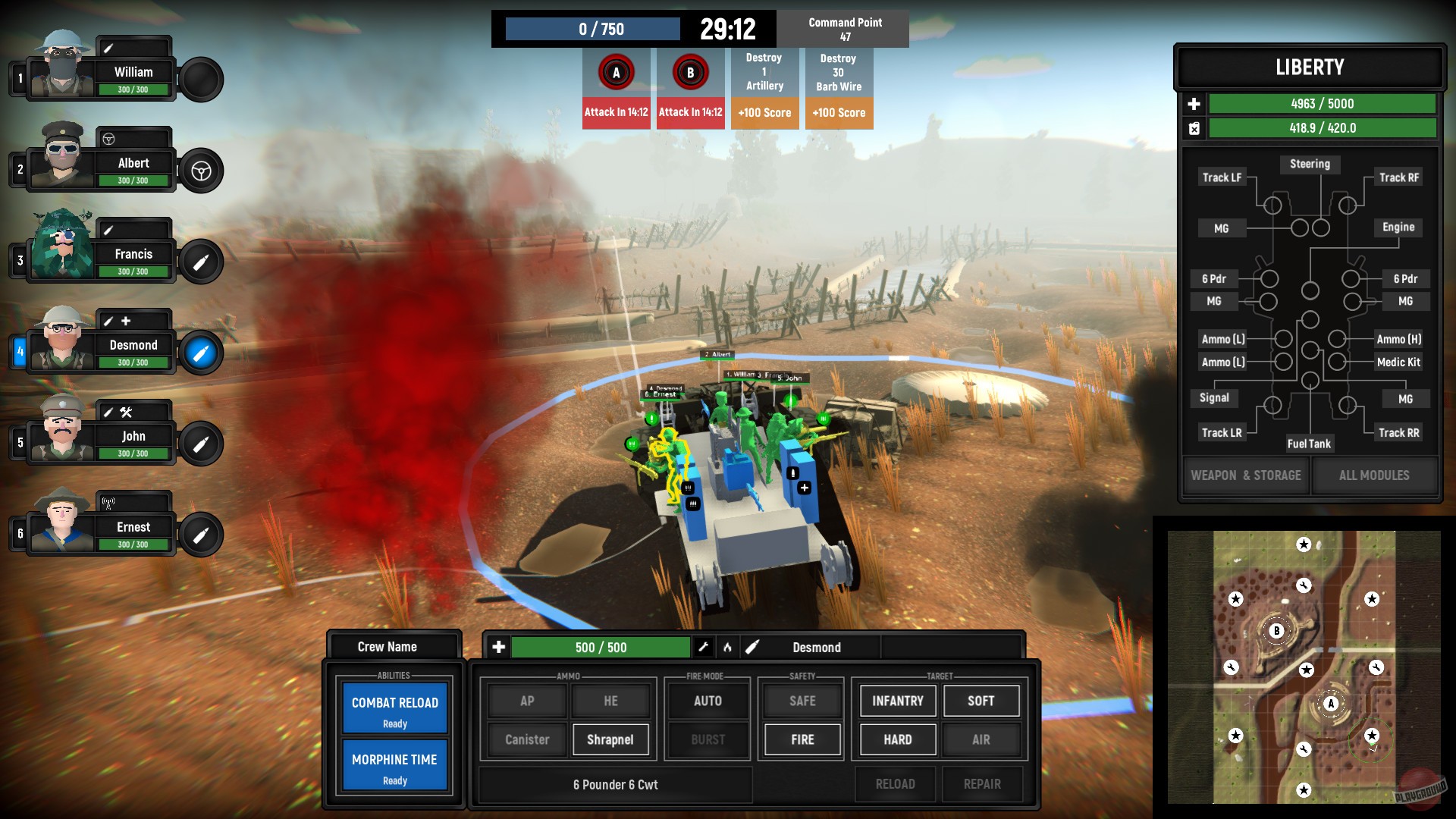 Скриншот из игры Armored Battle Crew - 12