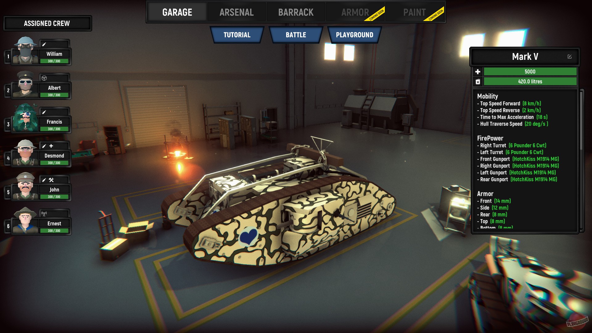 Скриншот из игры Armored Battle Crew - 13