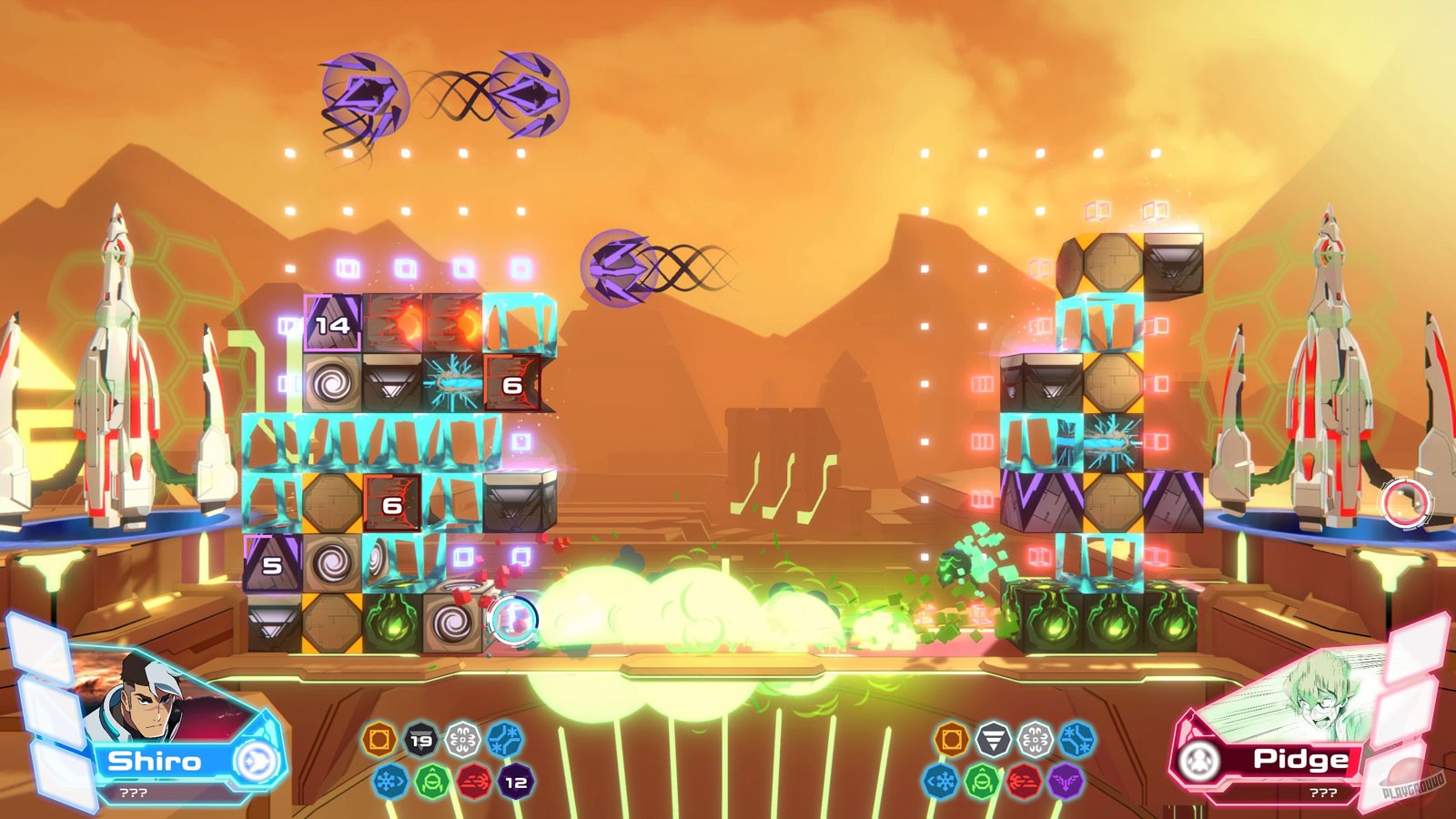 Скриншот из игры Voltron: Cubes of Olkarion - 9