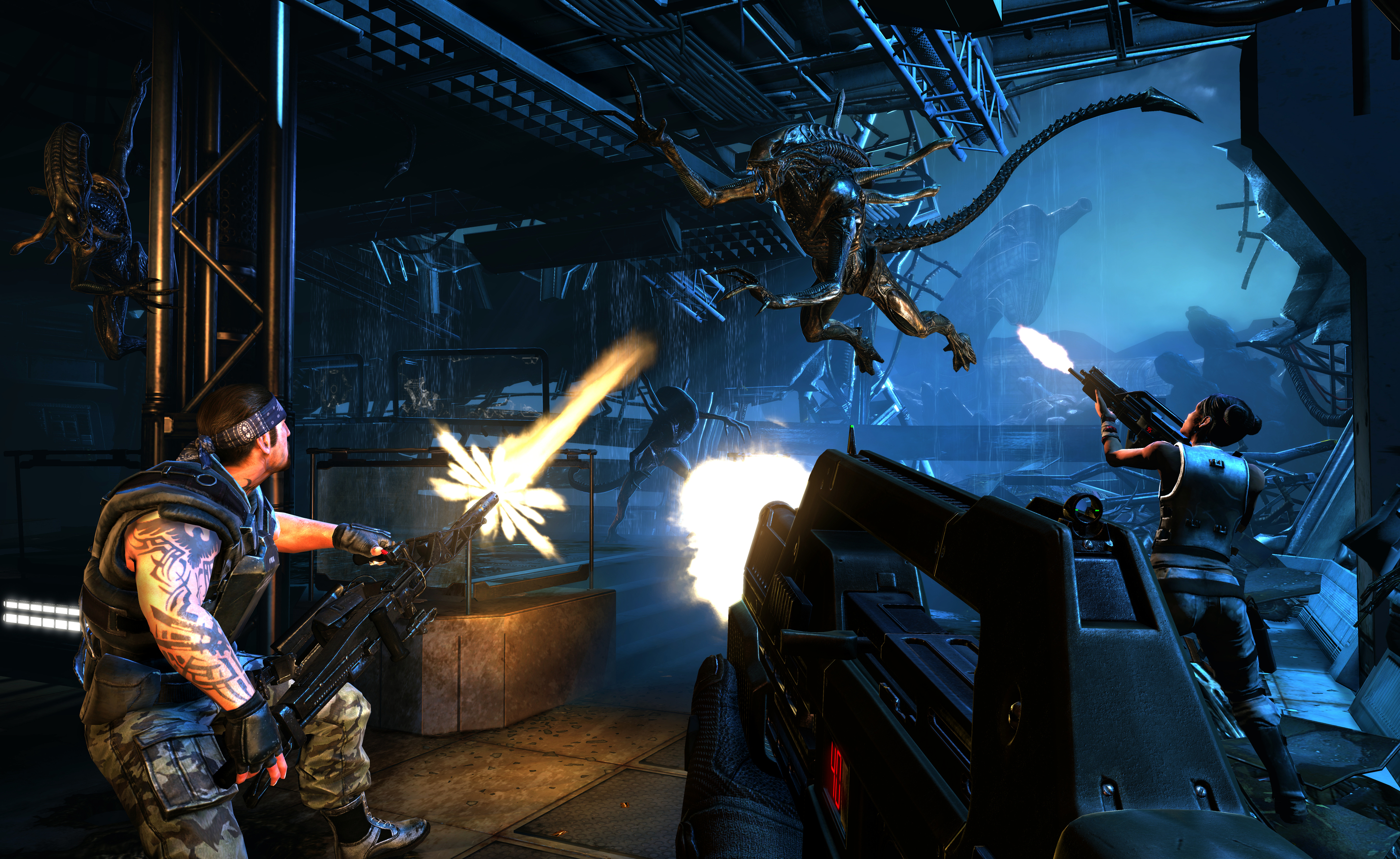 Скриншот из игры Aliens: Colonial Marines - 49