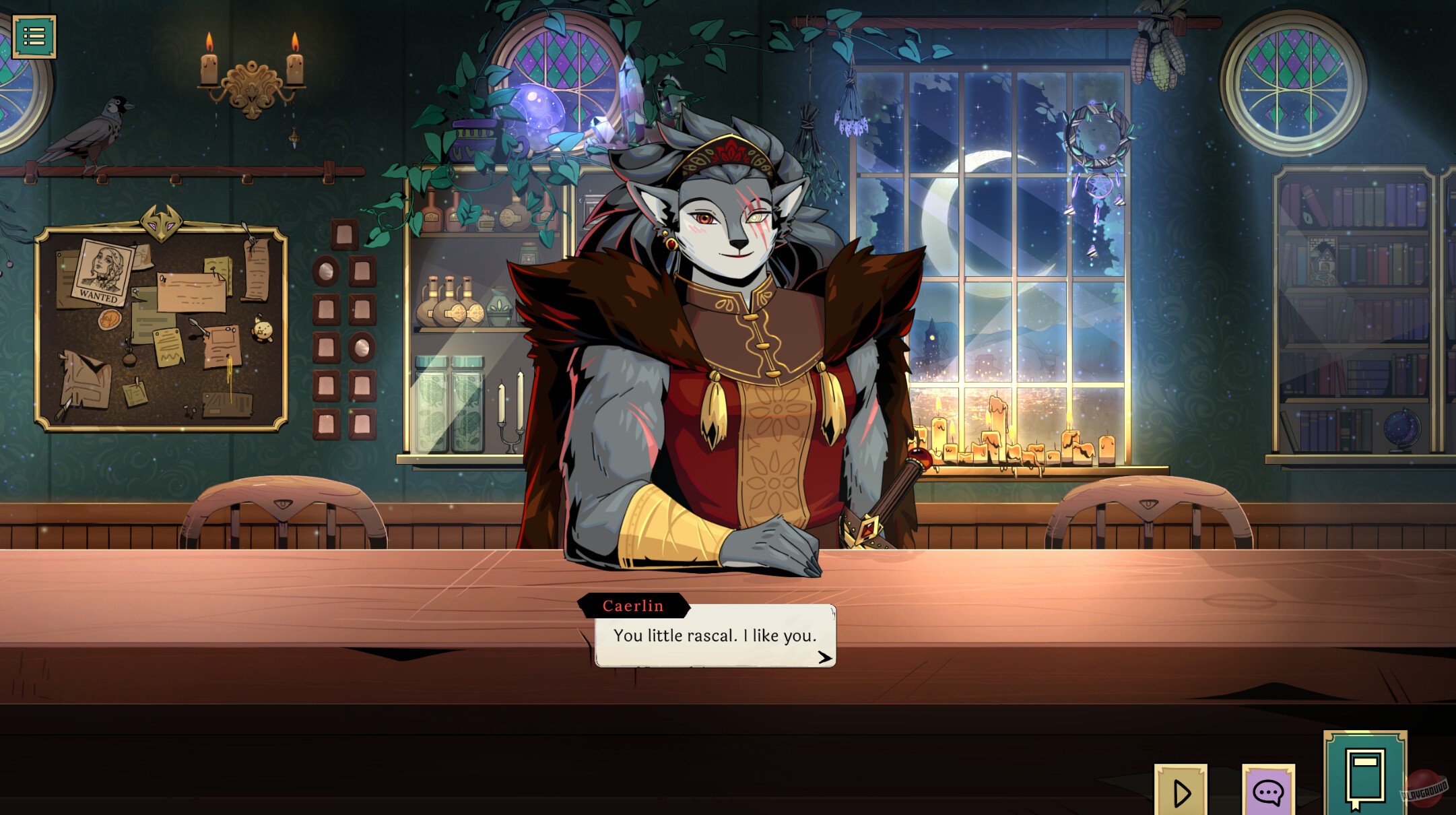 Скриншот из игры Tavern Talk - A Cozy Visual Novel - 1
