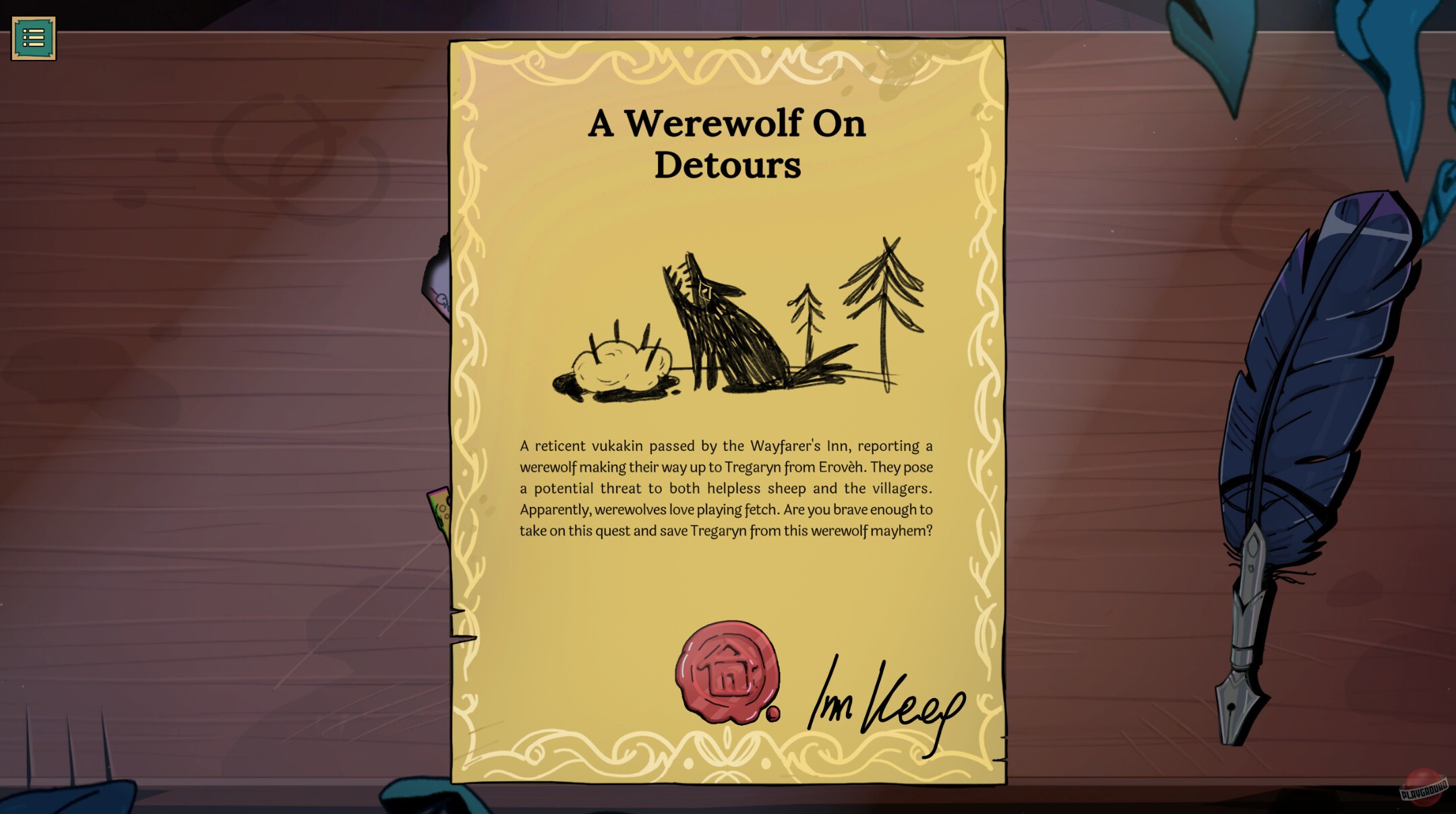 Скриншот из игры Tavern Talk - A Cozy Visual Novel - 4