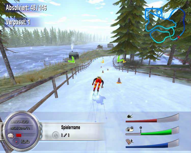 Скриншот из игры Biathlon 2006: Go for Gold - 10