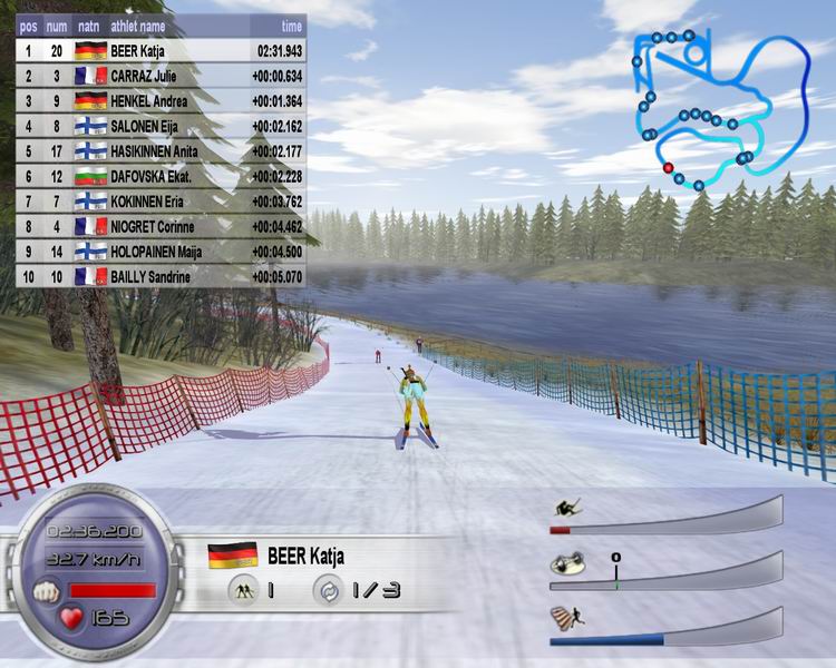 Скриншот из игры Biathlon 2006: Go for Gold - 12