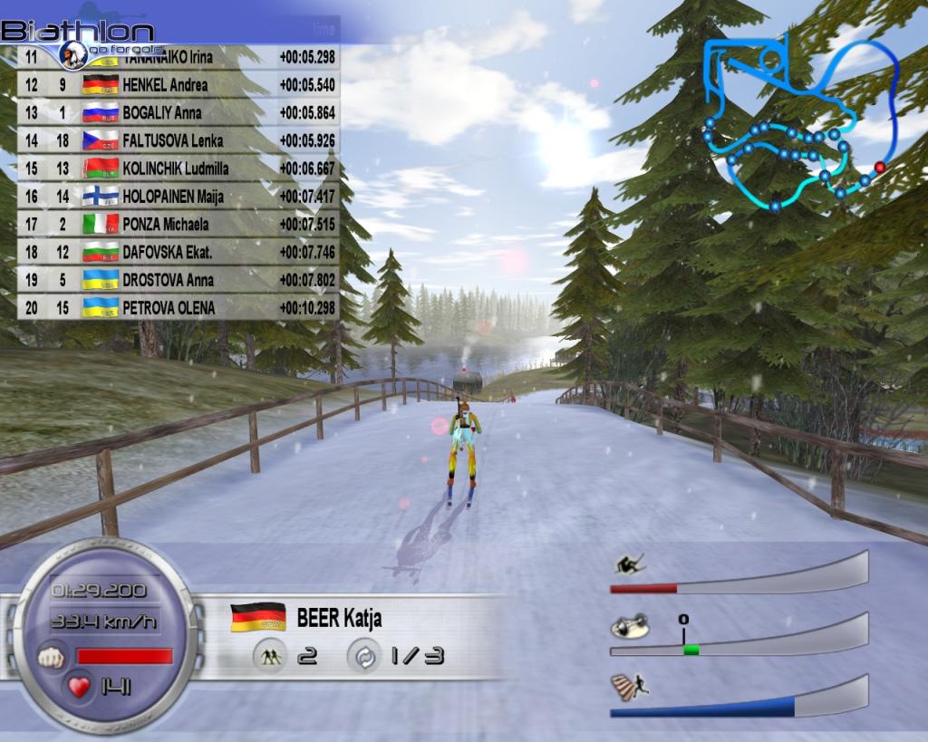 Скриншот из игры Biathlon 2006: Go for Gold - 5