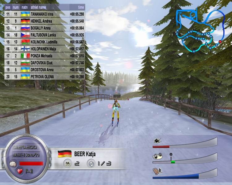Скриншот из игры Biathlon 2006: Go for Gold - 18