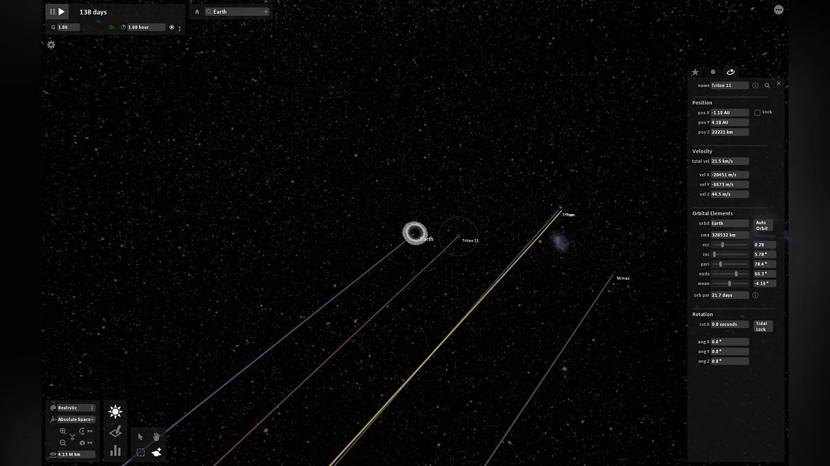 Скриншот из игры Universe Sandbox - 24