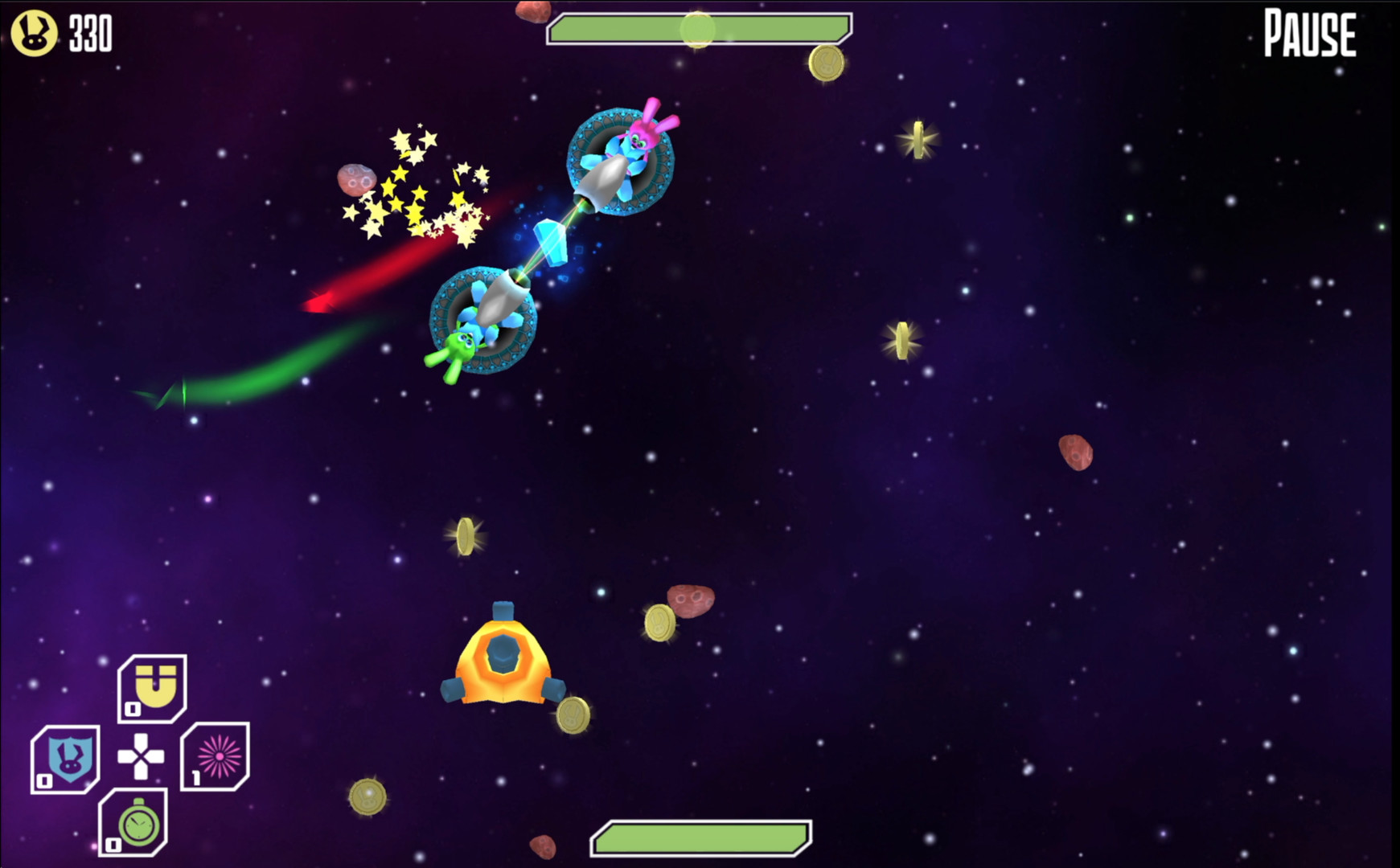 Скриншот из игры RoboBunnies In Space! - 1