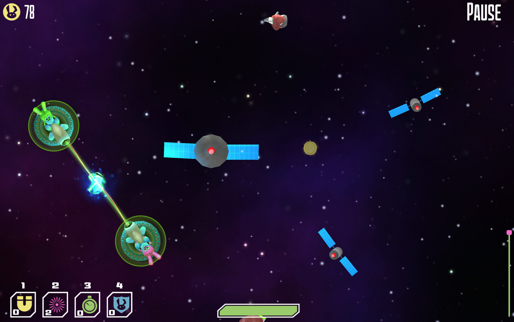 Скриншот из игры RoboBunnies In Space! - 2