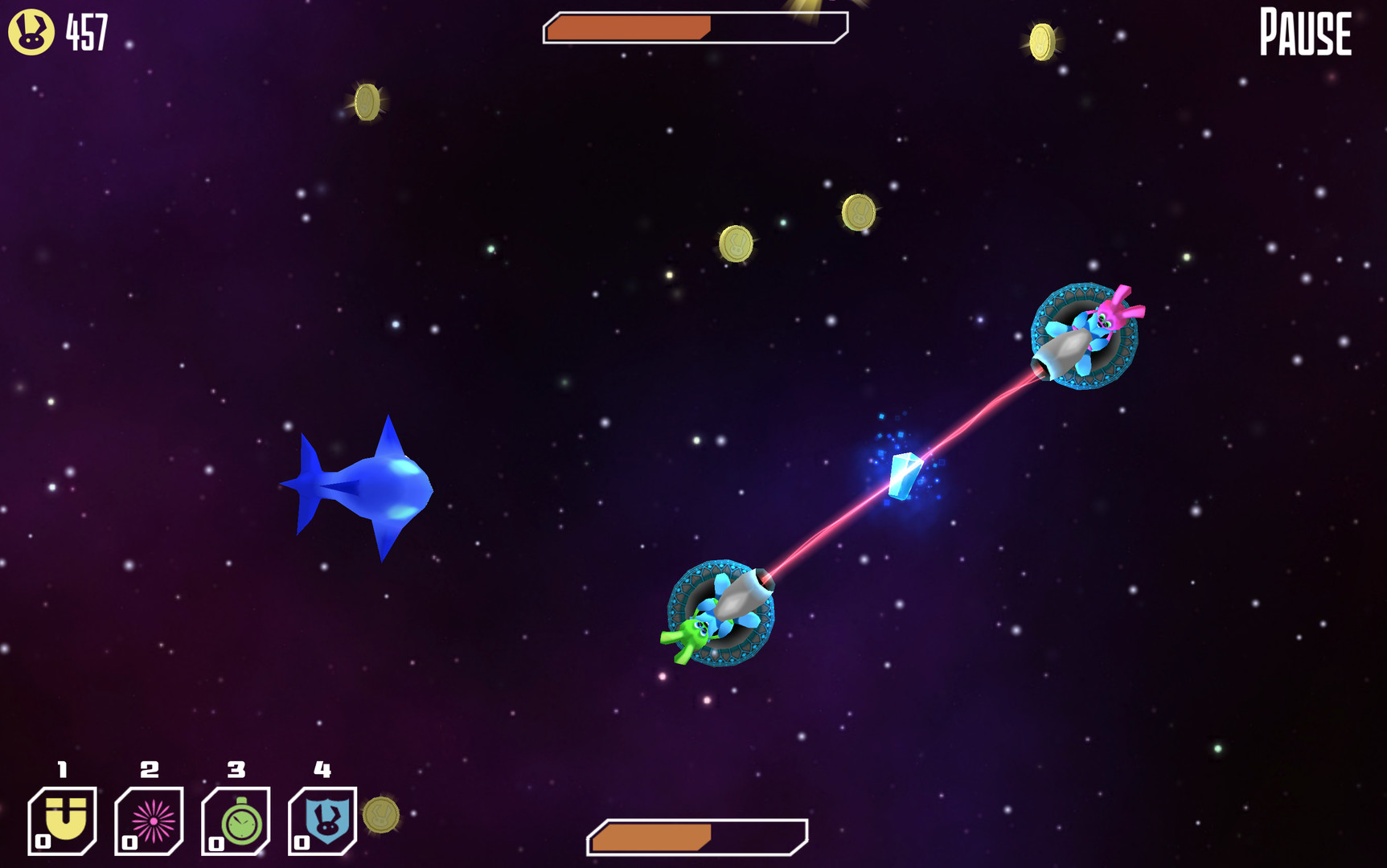 Скриншот из игры RoboBunnies In Space! - 3