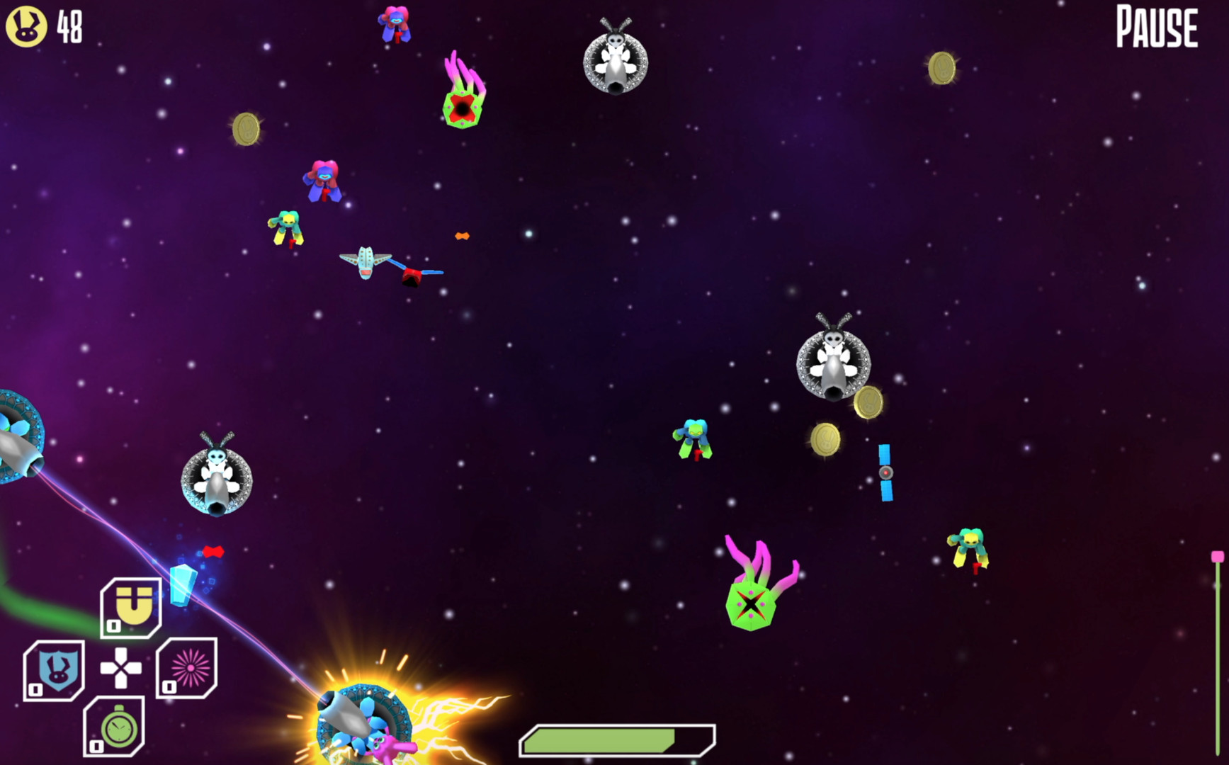 Скриншот из игры RoboBunnies In Space! - 5