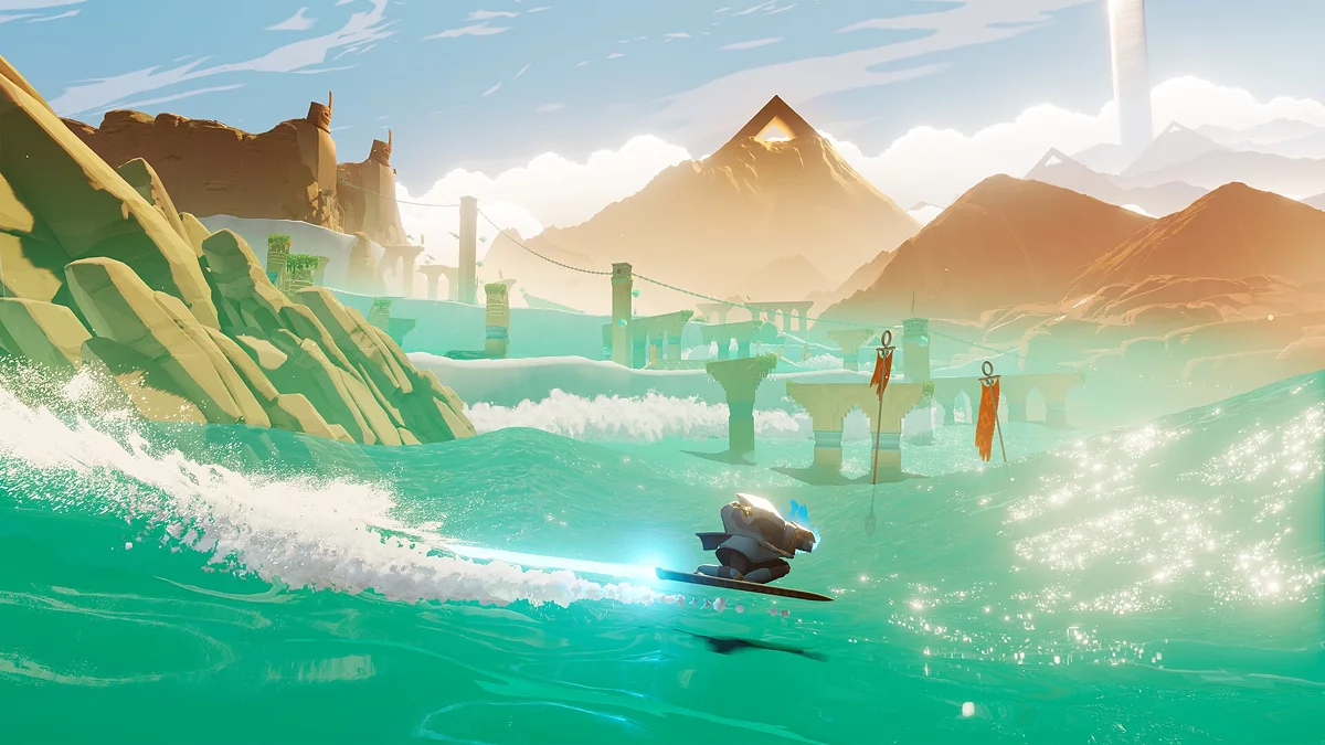 Скриншот из игры Sword of the Sea - 2