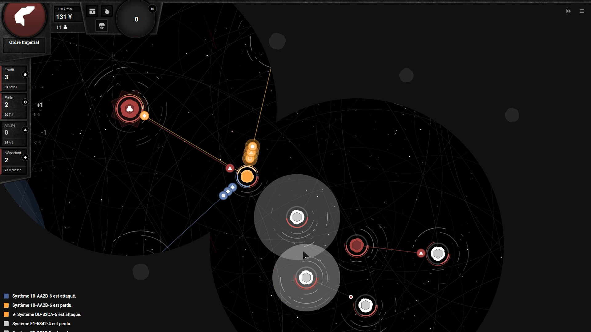 Скриншот из игры Asylamba: Influence - 2