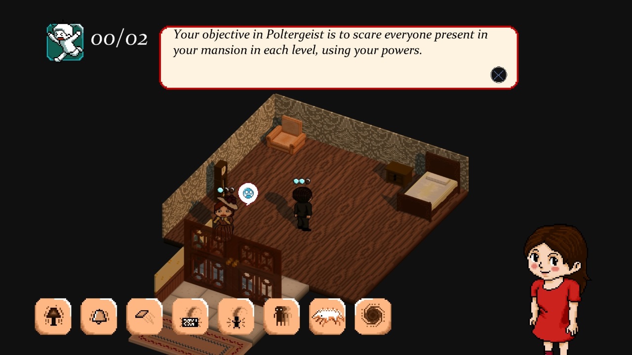 Скриншот из игры Poltergeist: A Pixelated Horror - 20