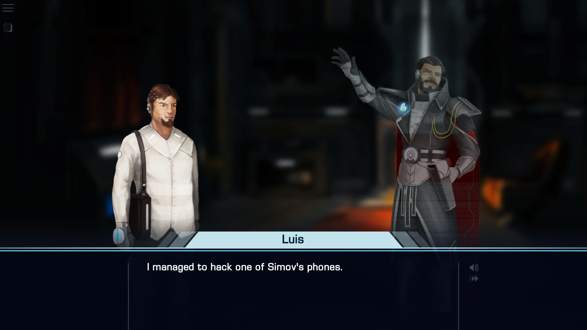 Скриншот из игры S.A.I.A.'s Awakening: A Robothorium Visual Novel - 1