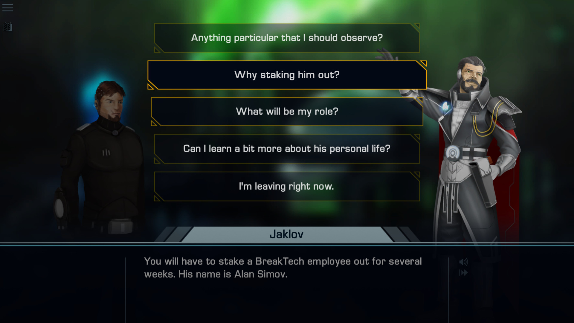 Скриншот из игры S.A.I.A.'s Awakening: A Robothorium Visual Novel - 5