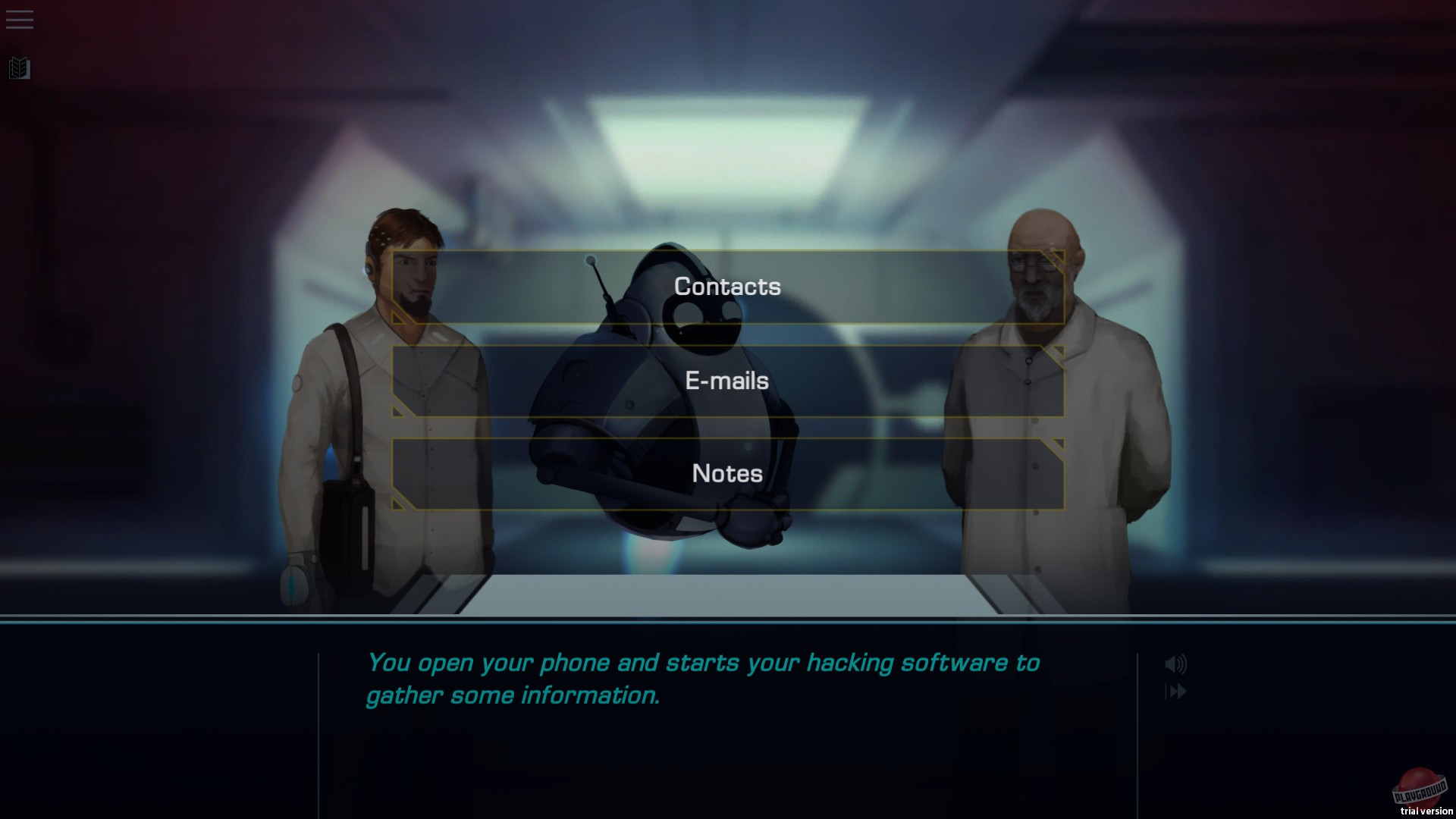 Скриншот из игры S.A.I.A.'s Awakening: A Robothorium Visual Novel - 3