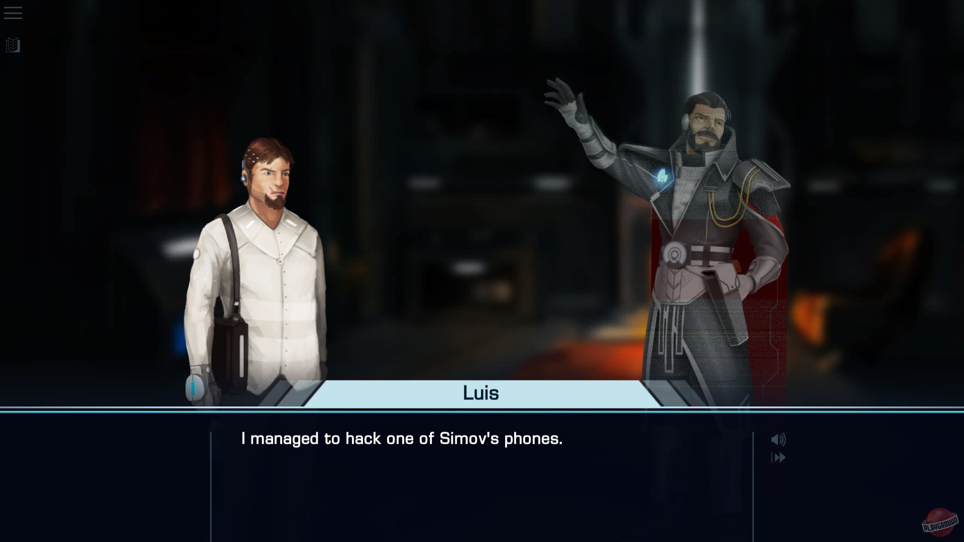 Скриншот из игры S.A.I.A.'s Awakening: A Robothorium Visual Novel - 2