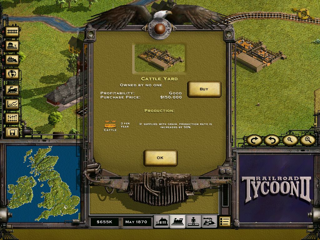 Скриншот из игры Railroad Tycoon 2 - 9