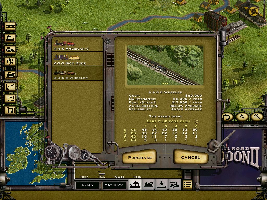 Скриншот из игры Railroad Tycoon 2 - 19