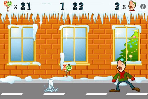Скриншот из игры Winter Games - Icicle dodge! - 1