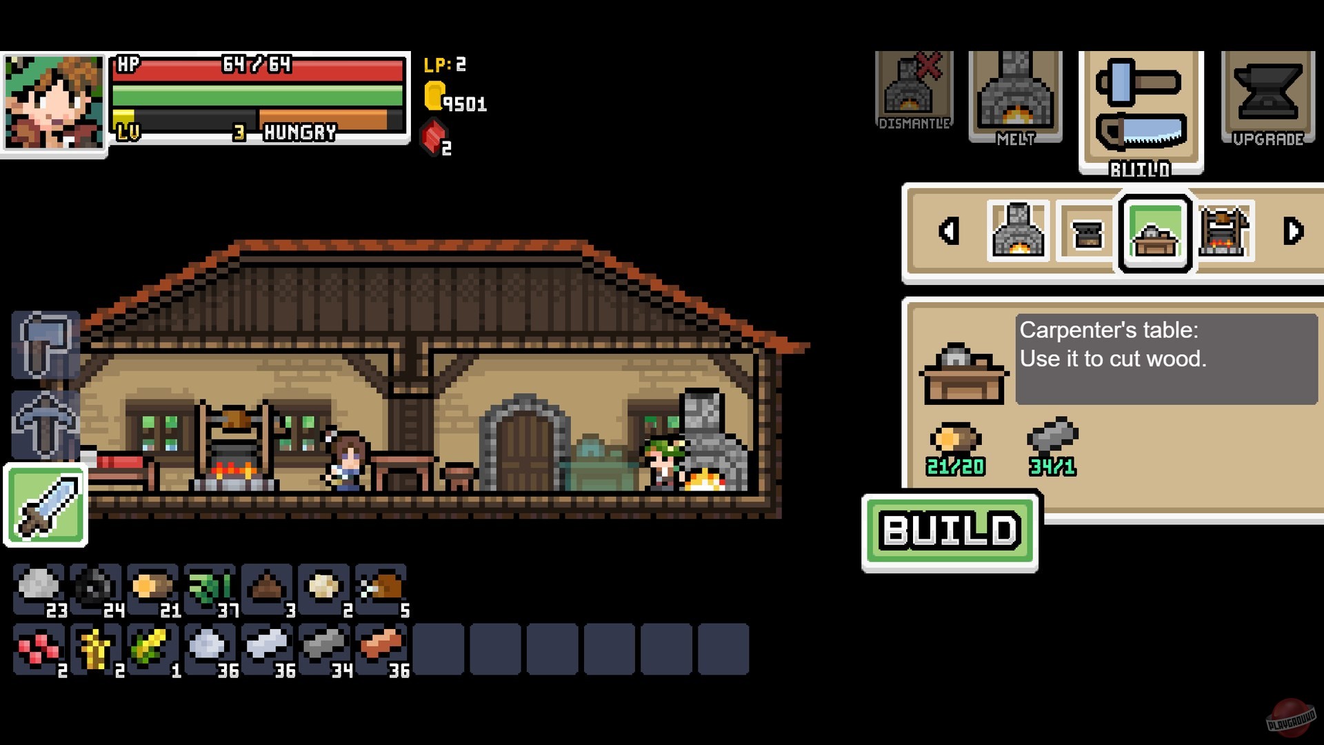 Скриншот из игры Ultra Pixel Survive - 2