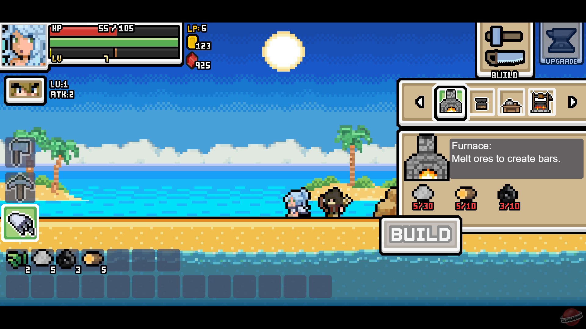 Скриншот из игры Ultra Pixel Survive - 1