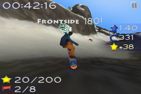 Скриншот из игры Big Mountain Snowboarding - 1
