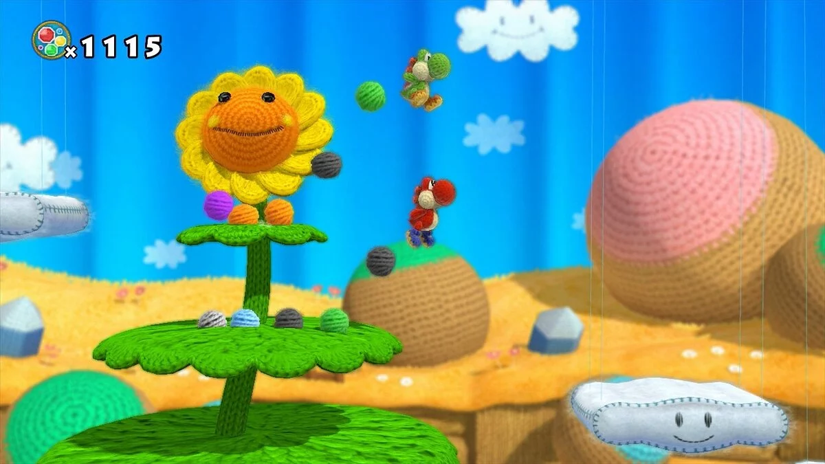 Скриншот из игры Yoshi's Woolly World - 32
